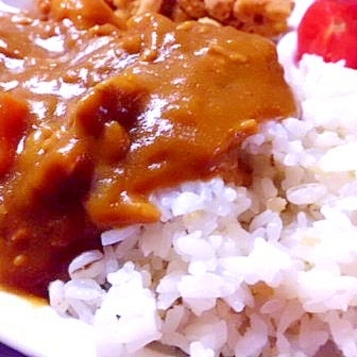 豚挽肉で　カレー♪